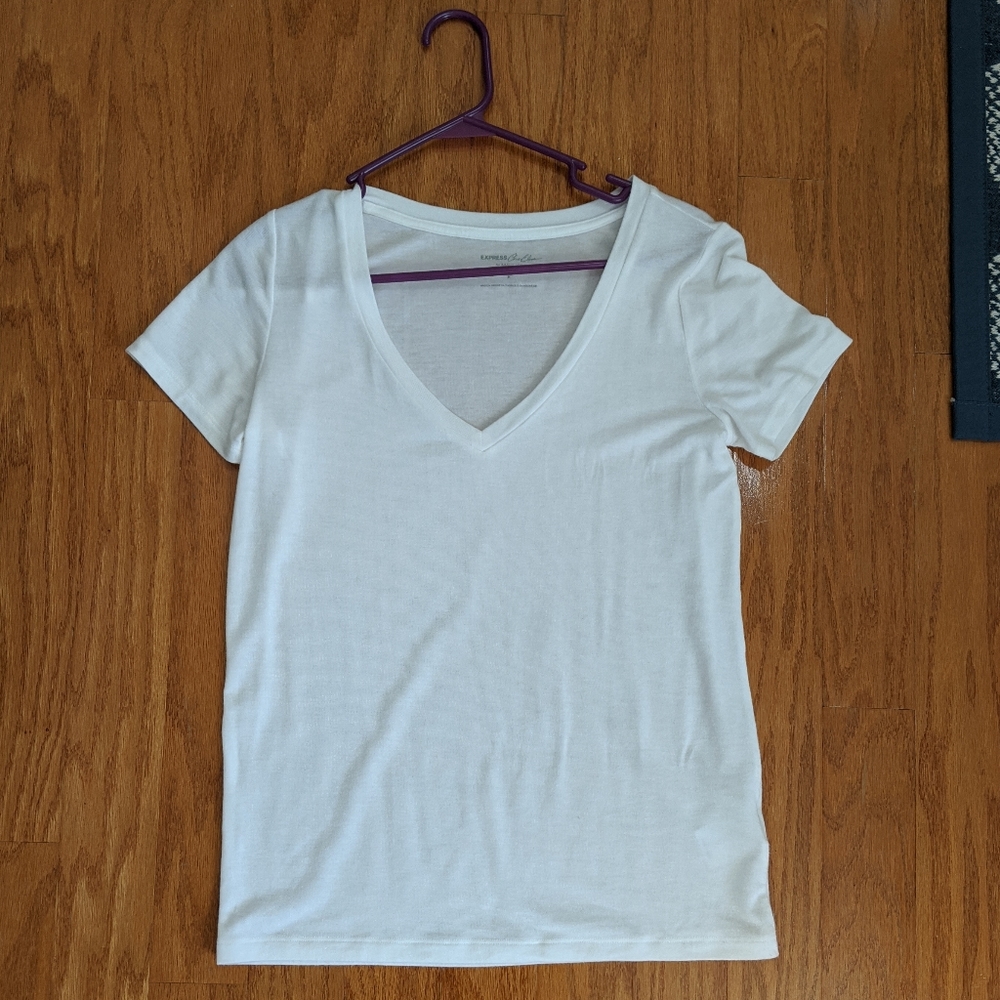 White Express Skimming Tee